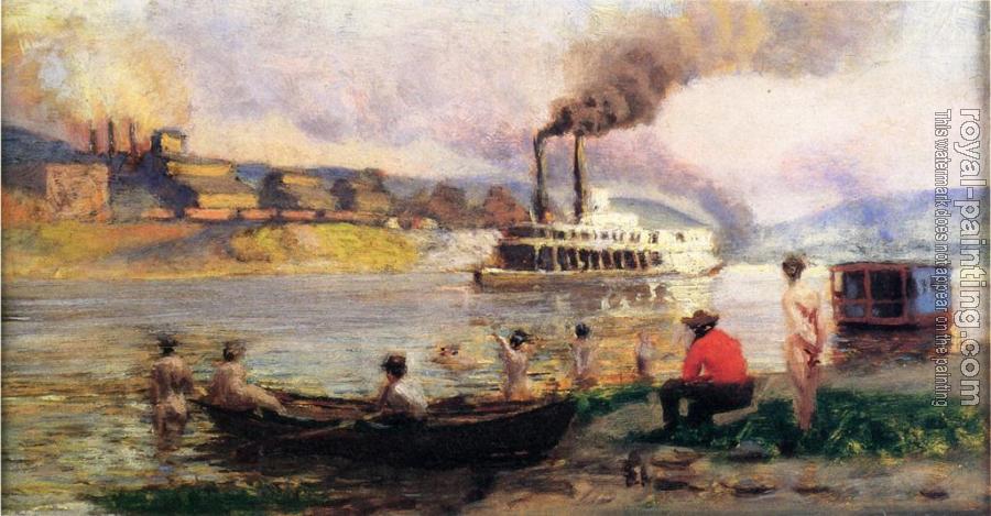 Thomas Pollock Anschutz : Steamboat on the Ohio II